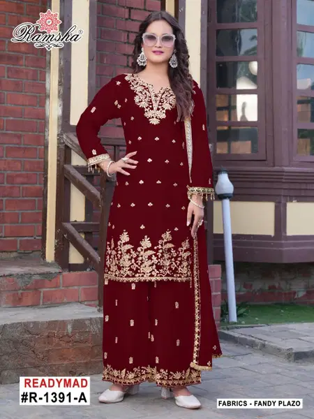 R 1391 Nx By Ramsha Fandy Readymade Pakistani Suits Wholesale Price In Surat